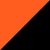 Naranja Flúor/Negro